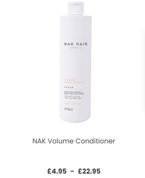 Nak volume conditioner