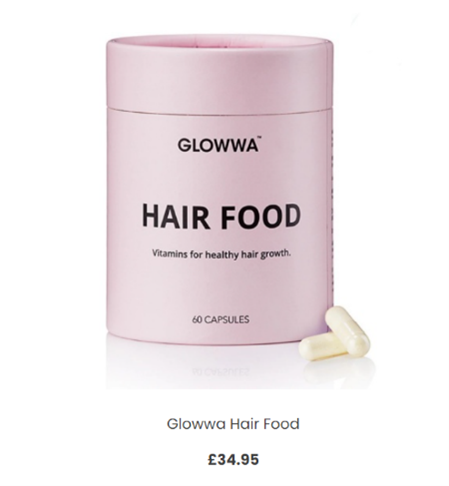 Glowwa hair food vitamins