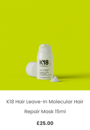 K18 Hair Leave-In Molecular Hair Serum 