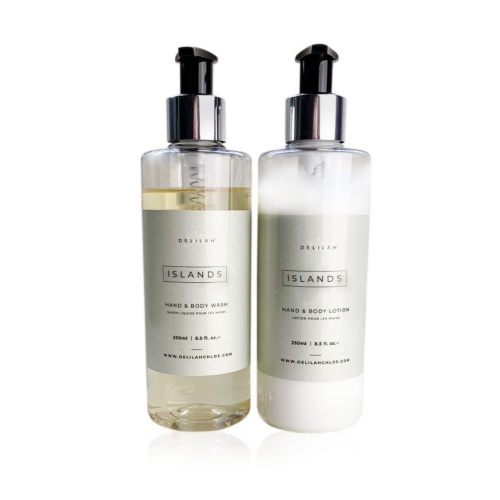 Delilah Chloe Islands Hand Wash & Lotion Set