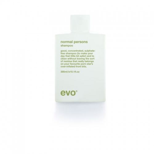 evo normal person's shampoo