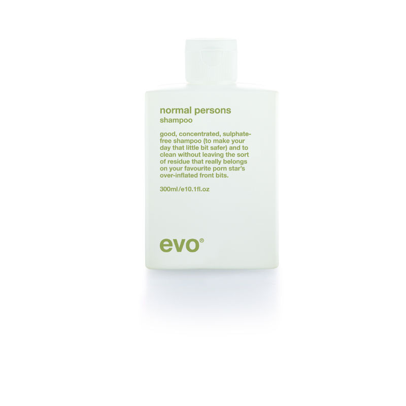 evo normal person's shampoo